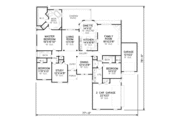 Traditional Style House Plan - 3 Beds 3 Baths 2934 Sq/Ft Plan #65-425 