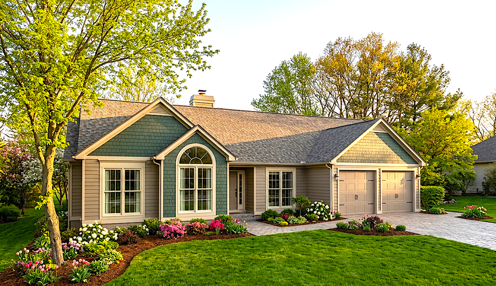 Exterior - Front Elevation 2 for Ranch House Plan #30-153 - 3 bed, 2 bath