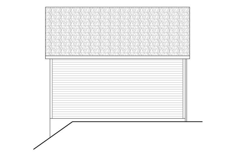 House Design - Exterior - Other Elevation for Traditional House Plan #124-1155, 1 bath