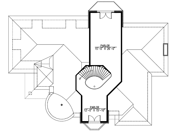 European Floor Plan - Other Floor Plan #138-118