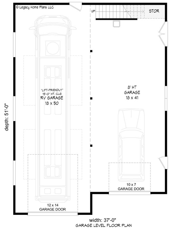 Contemporary Floor Plan - Main Floor Plan #932-835