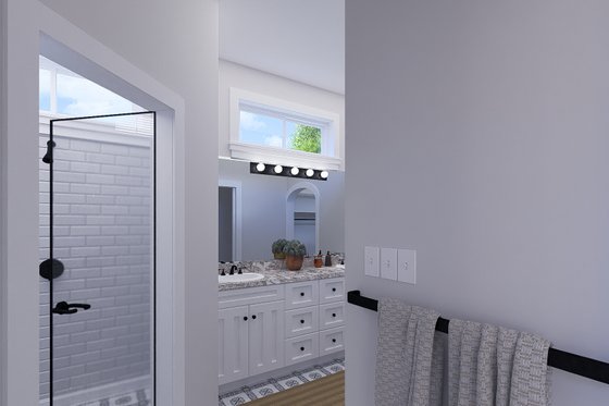 Interior - Master Bathroom 2 for Craftsman House Plan #1060-354 - 2 bed, 2 bath
