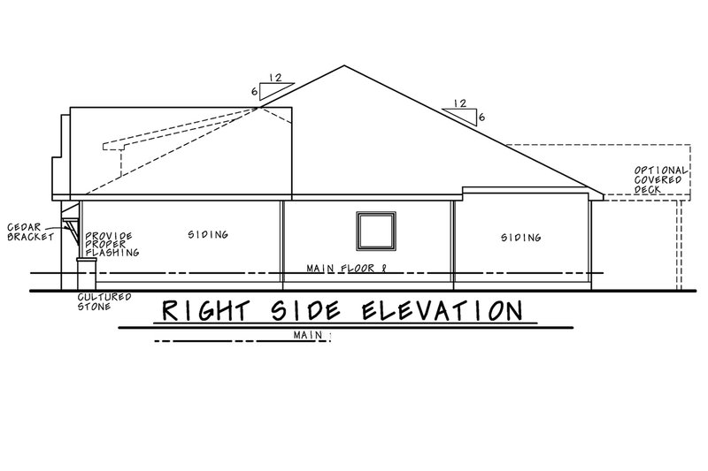 House Blueprint - Exterior - Front Elevation 3 for European House Plan #20-2575 - 4 bed, 3 bath
