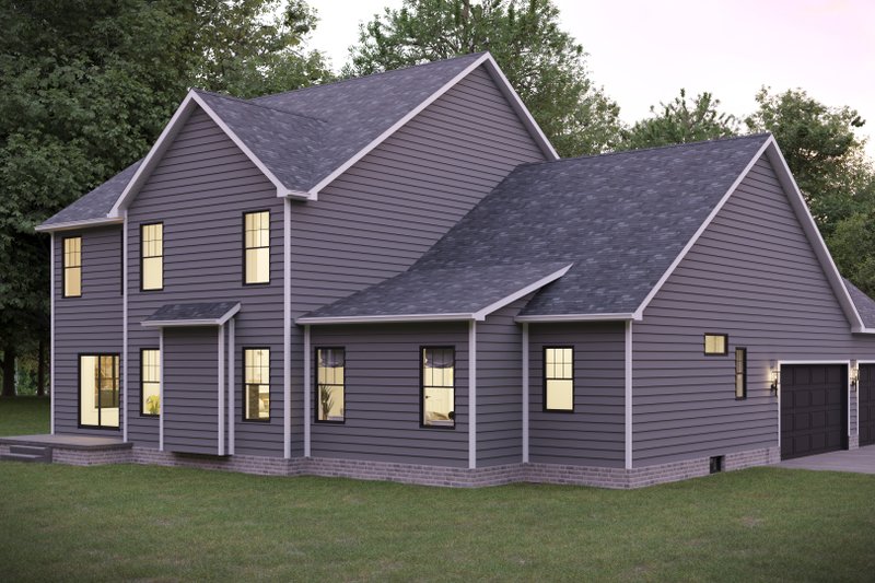 House Blueprint - Exterior - Front Elevation 5 for Craftsman House Plan #1089-47 - 4 bed, 3.5 bath