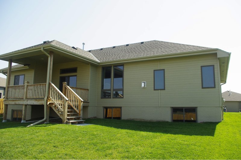 Home Plan - Exterior - Rear Elevation 1 for Mediterranean House Plan #20-2174 - 3 bed, 2 bath