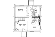 Log Style House Plan - 2 Beds 2 Baths 1565 Sq/Ft Plan #117-473 