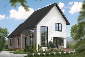 Cottage Exterior - Front Elevation Plan #23-2736