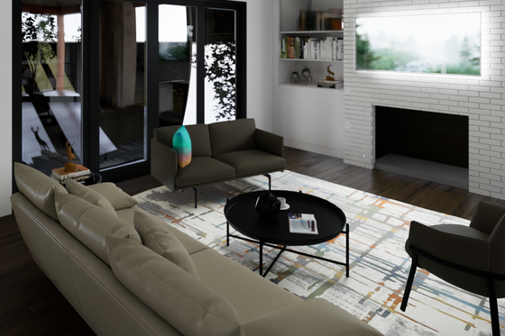 Interior - Family Room for Farmhouse House Plan #1112-16 - 4 bed, 3 bath