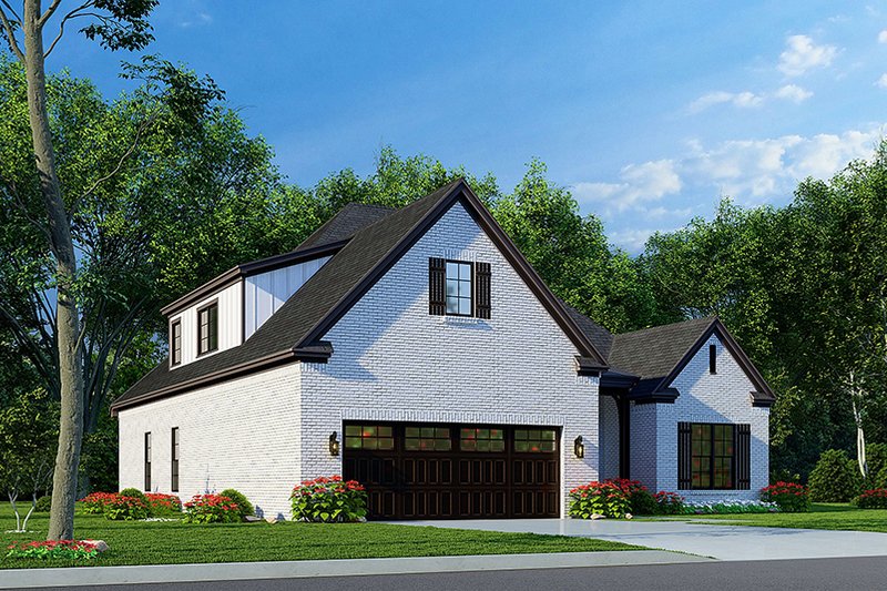 Dream House Plan - Exterior - Other Elevation for European House Plan #923-264 - 3 bed, 2 bath