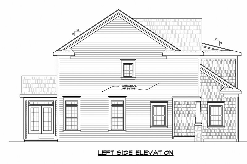 House Blueprint - Left Side