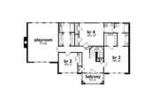 Traditional Style House Plan - 4 Beds 3.5 Baths 3492 Sq/Ft Plan #36-237 