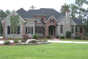 European Exterior - Front Elevation Plan #1054-94