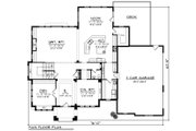 Tudor Style House Plan - 4 Beds 4.5 Baths 4928 Sq/Ft Plan #70-1205 