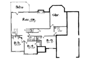 European Style House Plan - 4 Beds 3 Baths 4990 Sq/Ft Plan #308-225 
