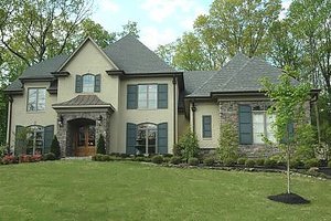 Exterior - Other Elevation for European House Plan #424-31 - 4 bed, 4.5 bath