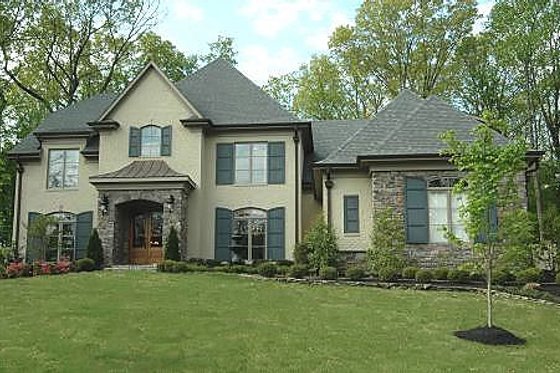 Exterior - Other Elevation for European House Plan #424-31 - 4 bed, 4.5 bath
