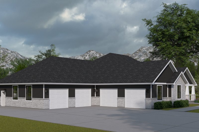 Home Plan - Exterior - Front Elevation 4 for Craftsman House Plan #1060-495 - 3 bed, 2.5 bath