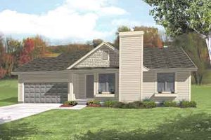 Ranch Exterior - Front Elevation Plan #50-274