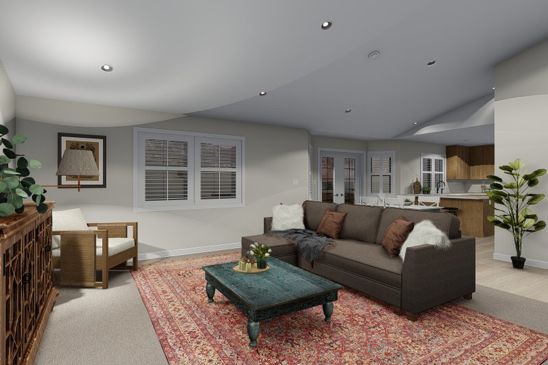 Architectural House Design - Interior - Family Room for Traditional House Plan #1060-63 - 3 bed, 2.5 bath