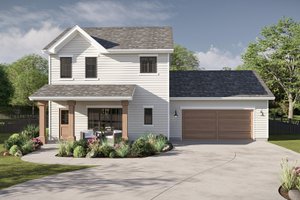 Traditional Exterior - Front Elevation Plan #455-553