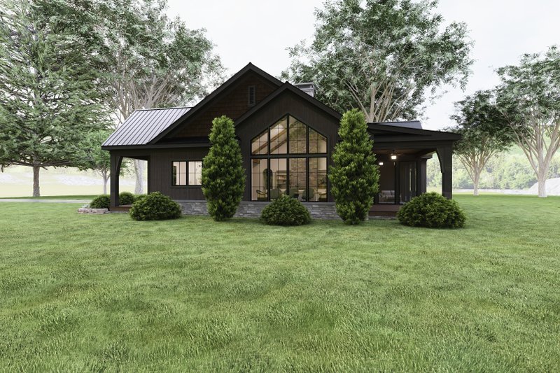 Home Plan - Exterior - Other Elevation 3 for Farmhouse House Plan #1094-32 - 3 bed, 2 bath