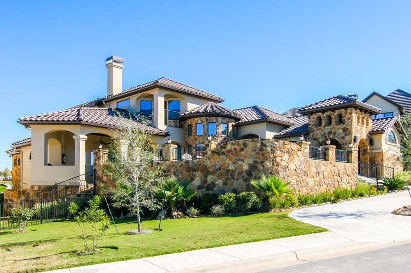 Dream House Plan - Exterior - Other Elevation for Mediterranean House Plan #80-208 - 4 bed, 3 bath