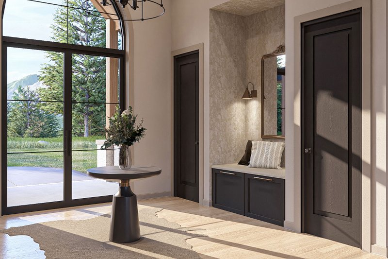 House Design - Interior - Entry 1 for Country House Plan #455-344 - 2 bed, 2 bath