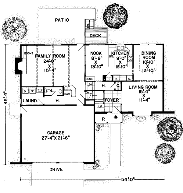 European Floor Plan - Main Floor Plan #312-771
