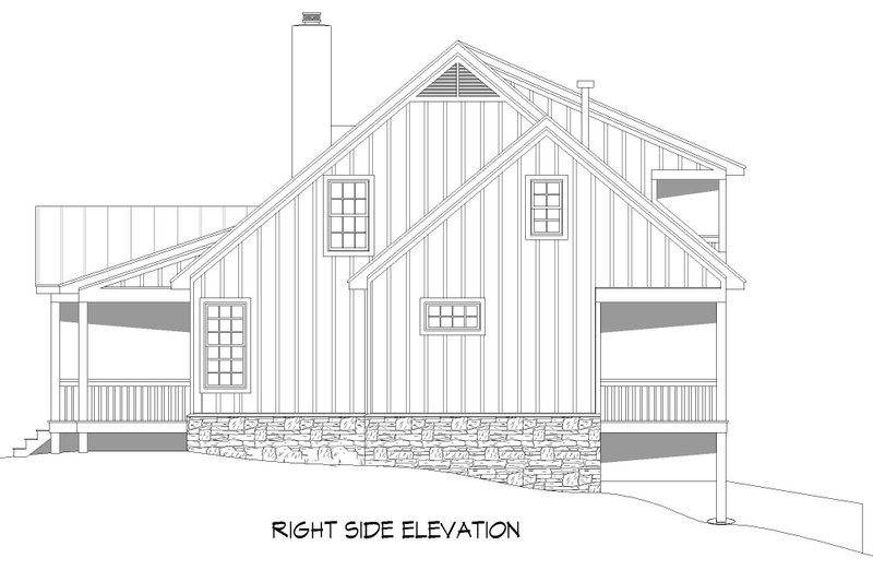 House Plan Design - Exterior - Other Elevation 1 for Southern House Plan #932-785 - 3 bed, 2.5 bath