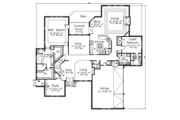 Modern Style House Plan - 4 Beds 4.5 Baths 3646 Sq/Ft Plan #52-231 