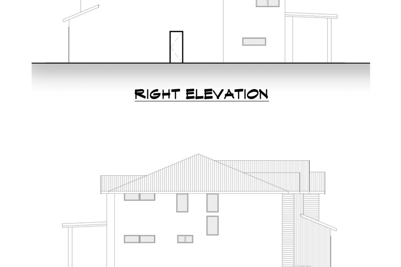Architectural House Design - Exterior - Other Elevation 4 for Farmhouse House Plan #1066-213 - 5 bed, 4.5 bath