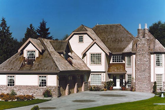 Exterior - Front Elevation for Traditional House Plan #47-616 - 3 bed, 3 bath