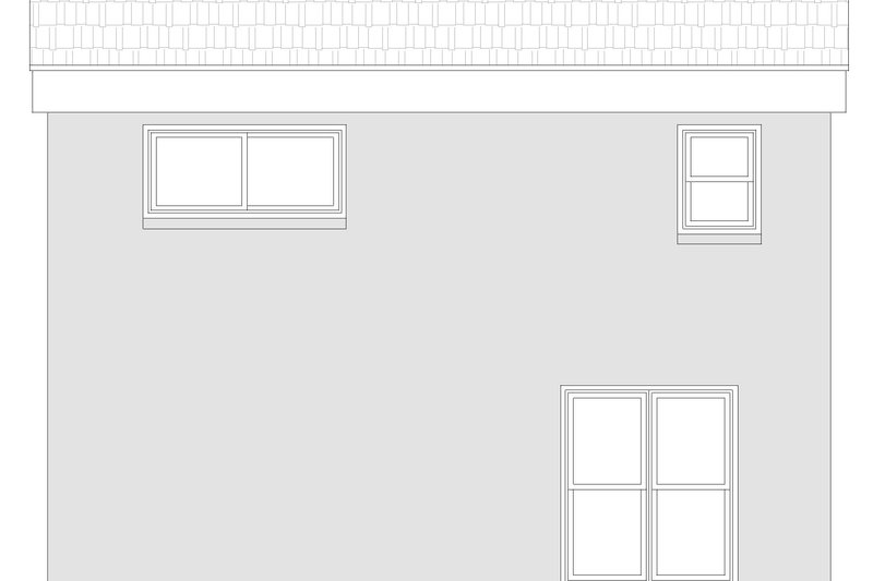 House Plan Design - Exterior - Rear Elevation for Contemporary House Plan #932-1395 - 2 bed, 2 bath