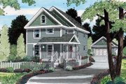 Victorian Style House Plan - 3 Beds 2.5 Baths 1663 Sq/Ft Plan #312-615 