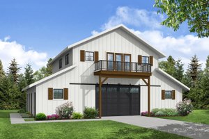 Farmhouse Exterior - Front Elevation Plan #124-1316