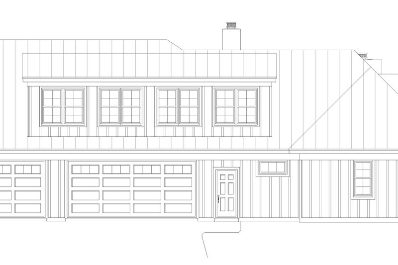 Home Plan - Exterior - Other Elevation 1 for Farmhouse House Plan #932-638 - 2 bed, 4 bath