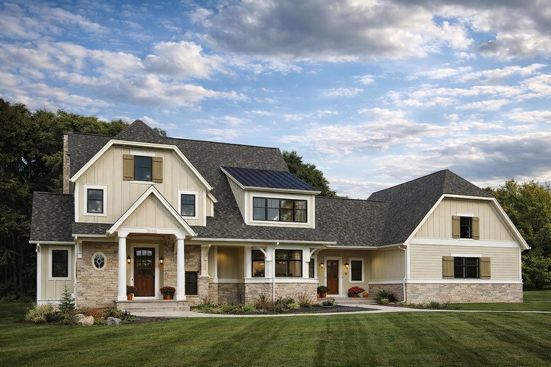 Home Plan - Exterior - Front Elevation 2 for Craftsman House Plan #928-172 - 3 bed, 3.5 bath