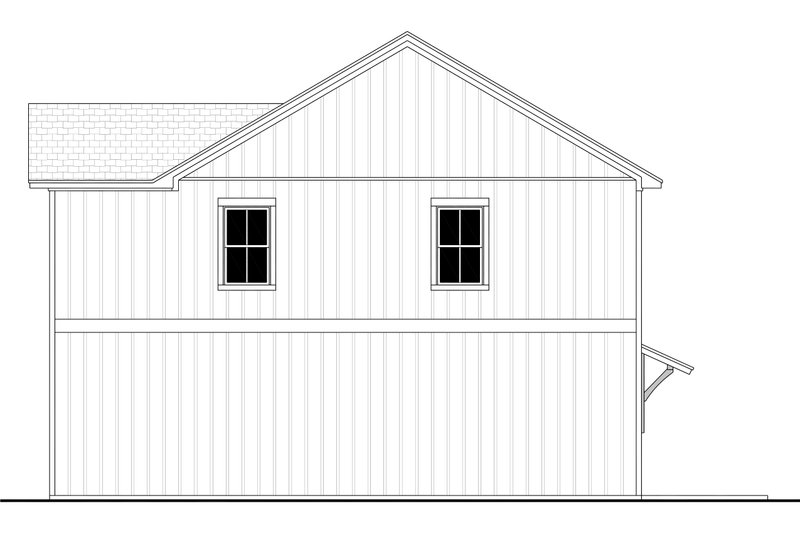 Architectural House Design - Exterior - Other Elevation 1 for Farmhouse House Plan #430-373 - 9 bed, 6 bath