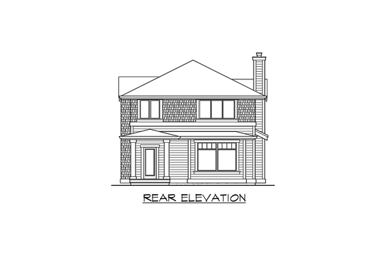 Exterior - Other Elevation 2 for Craftsman House Plan #132-110 - 3 bed, 2.5 bath