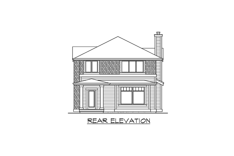 Architectural House Design - Exterior - Other Elevation 2 for Craftsman House Plan #132-110 - 3 bed, 2.5 bath