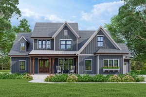 Traditional Exterior - Front Elevation Plan #927-1039
