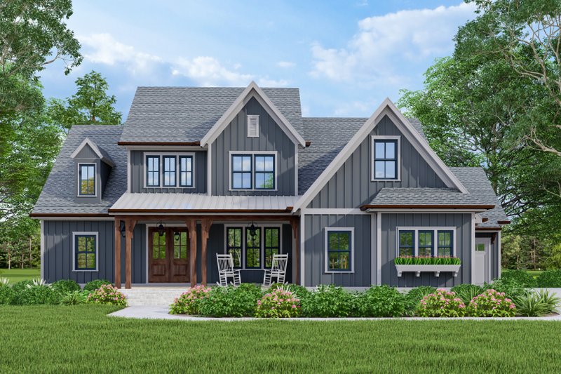 Architectural House Design - Traditional Exterior - Front Elevation Plan #927-1039