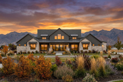 Farmhouse Style House Plan - 4 Beds 4.5 Baths 3652 Sq/Ft Plan #1096-31 Exterior 