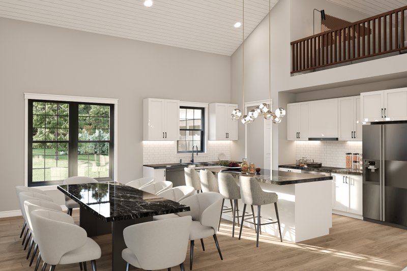 House Design - Interior - Kitchen for Farmhouse House Plan #932-1195 - 3 bed, 3.5 bath