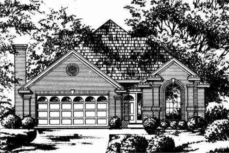 Home Plan - Exterior - Other Elevation for European House Plan #40-145 - 3 bed, 2 bath