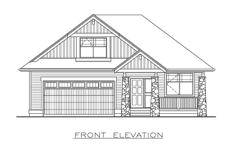 House Plan Design - Exterior - Front Elevation 3 for Craftsman House Plan #1100-185 - 3 bed, 2 bath