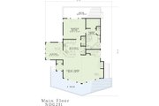 Cabin Style House Plan - 3 Beds 2.5 Baths 2054 Sq/Ft Plan #17-248 