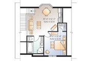 Traditional Style House Plan - 1 Beds 1 Baths 713 Sq/Ft Plan #23-443 