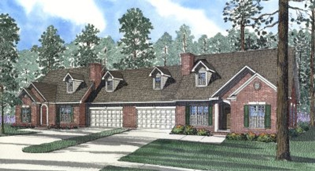 Traditional Style House Plan - 3 Beds 2.5 Baths 3394 Sq/Ft Plan #17