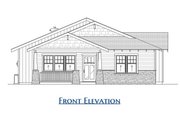 Craftsman Style House Plan - 3 Beds 2 Baths 1063 Sq/Ft Plan #1099-3 